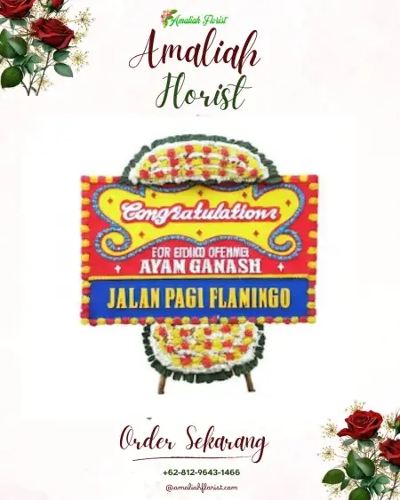 Sewa Papan Bunga Gunamekar